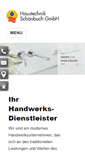 Mobile Screenshot of haustechnik-schoenbuch.de